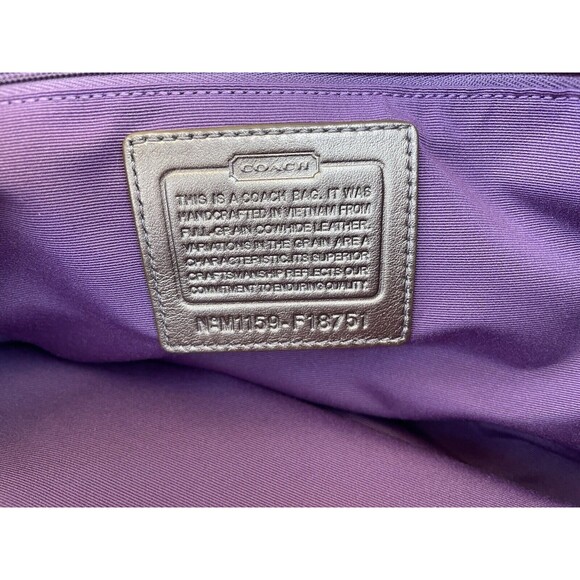 NEW! COACH soho east west tote Vintage lambskin leather shoulder bag Gold F18751 - Picture 9 of 16